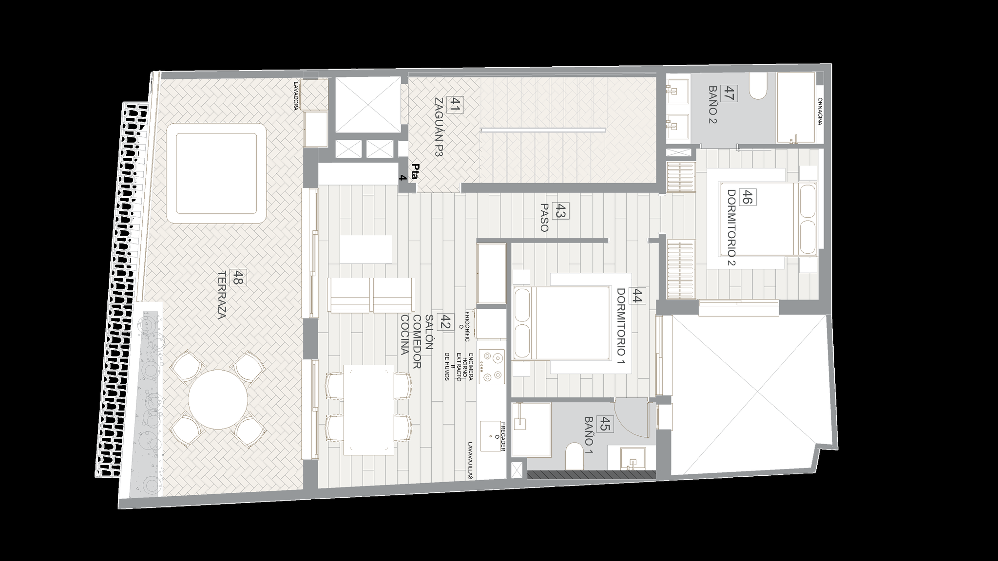 Additional residence floor plan